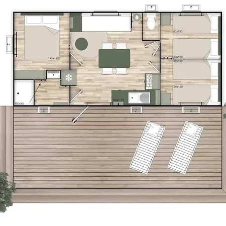 2 Etoiles - Piscine - Ccb0fdi Kemping Villeneuve-lès-Maguelone