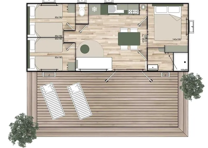 2 Etoiles - Piscine - Ccb0fdi Parque de Campismo *